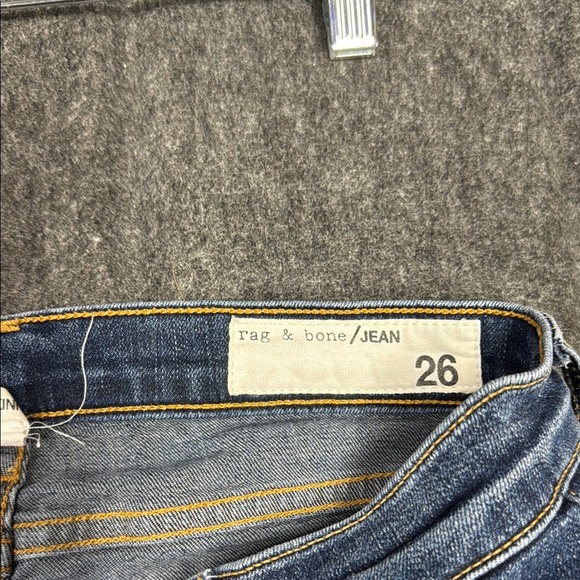 Rag & Bone Blue Skinny Jeans Distressed Casual - Picture 2 of 10